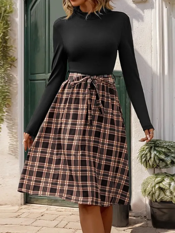 Practical Collared Fitted Dress