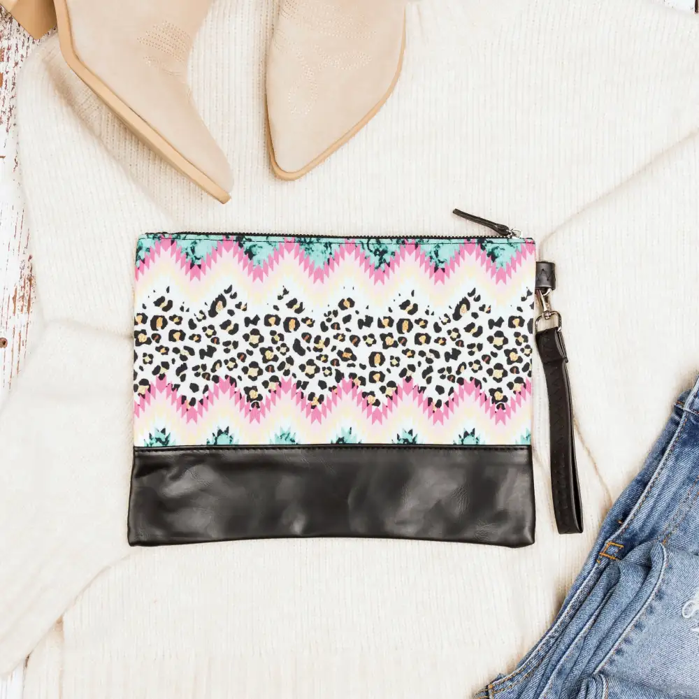 Aztec Boho Clutch Bag