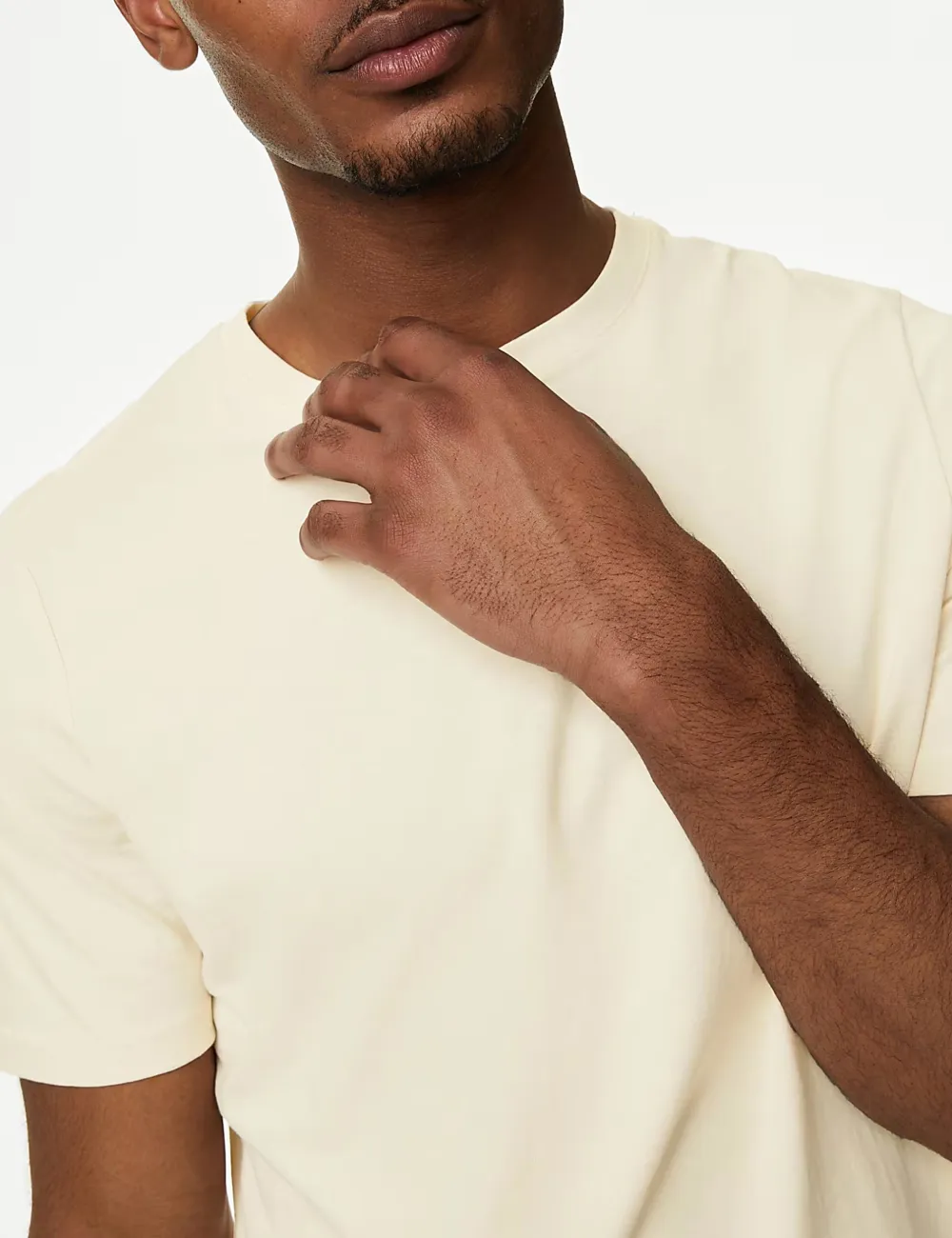 Solid Crew Neck T-Shirt