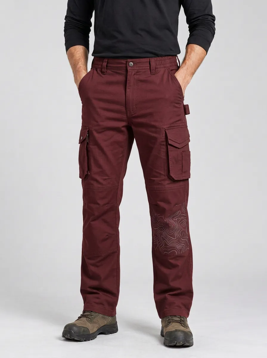 Tactical Outdoor Topographic Map Cargo Pants