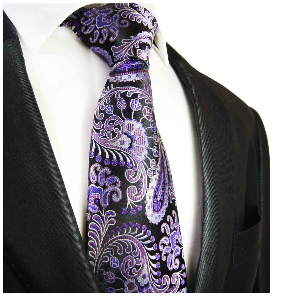 Polished Silk Paisley Boys' Necktie