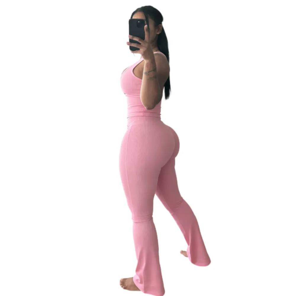 Women's Sleeveless Gym Yoga Outfit