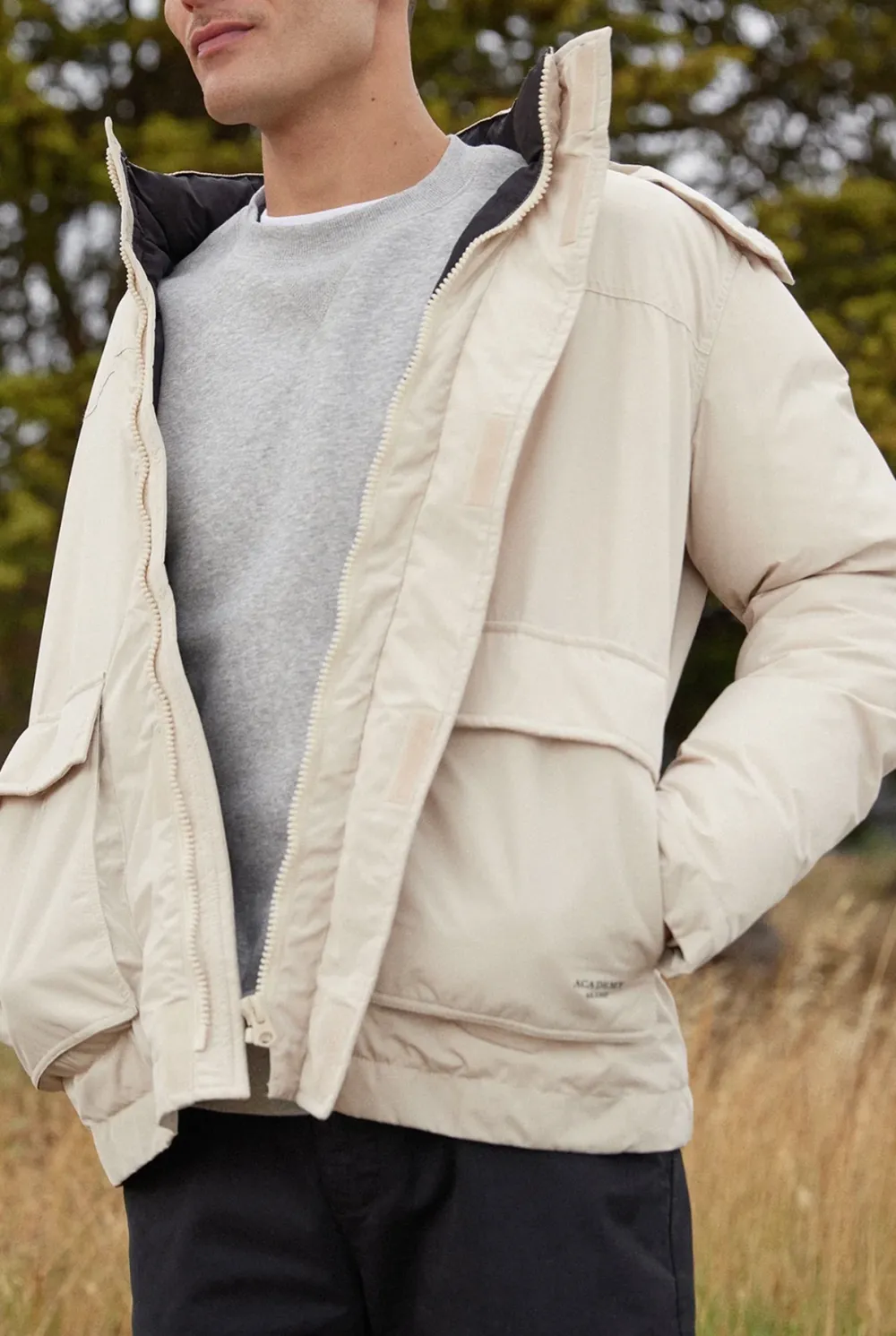 Shower Proof Cotton Blend Jacket