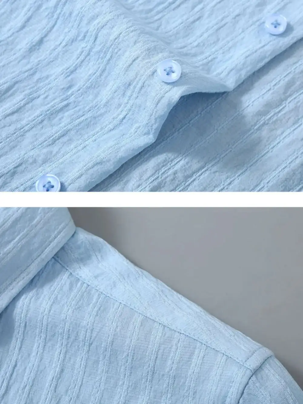 Short-Sleeve Breathable Button-Up Shirt
