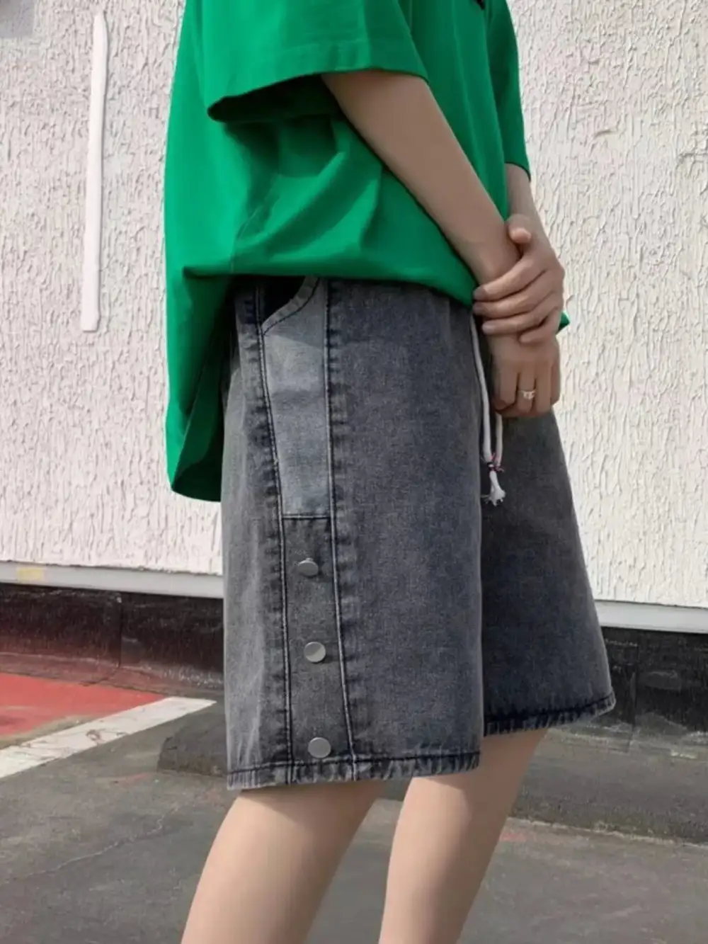 Refined Men's Plus Size Casual Loose Fit Denim Shorts