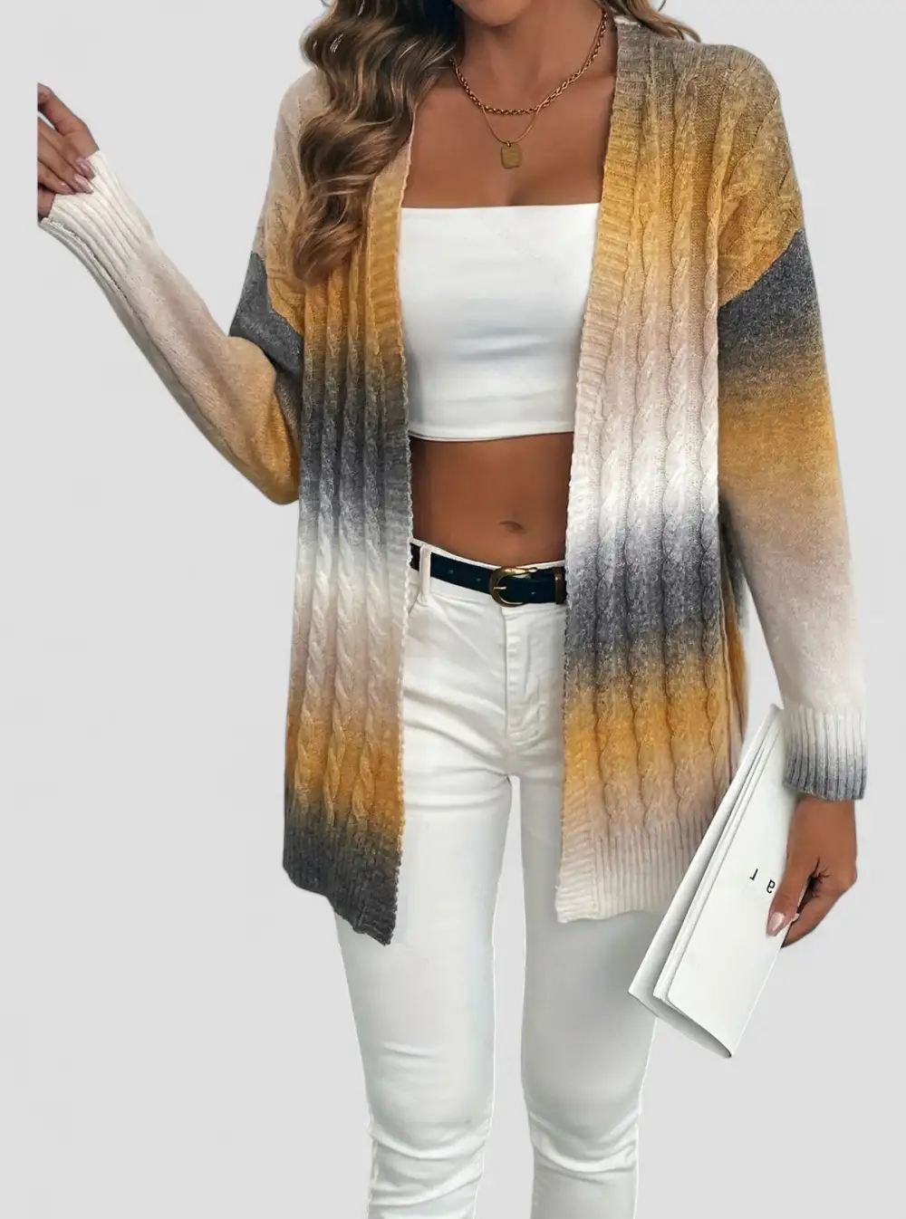 Knit Gradient Cardigan