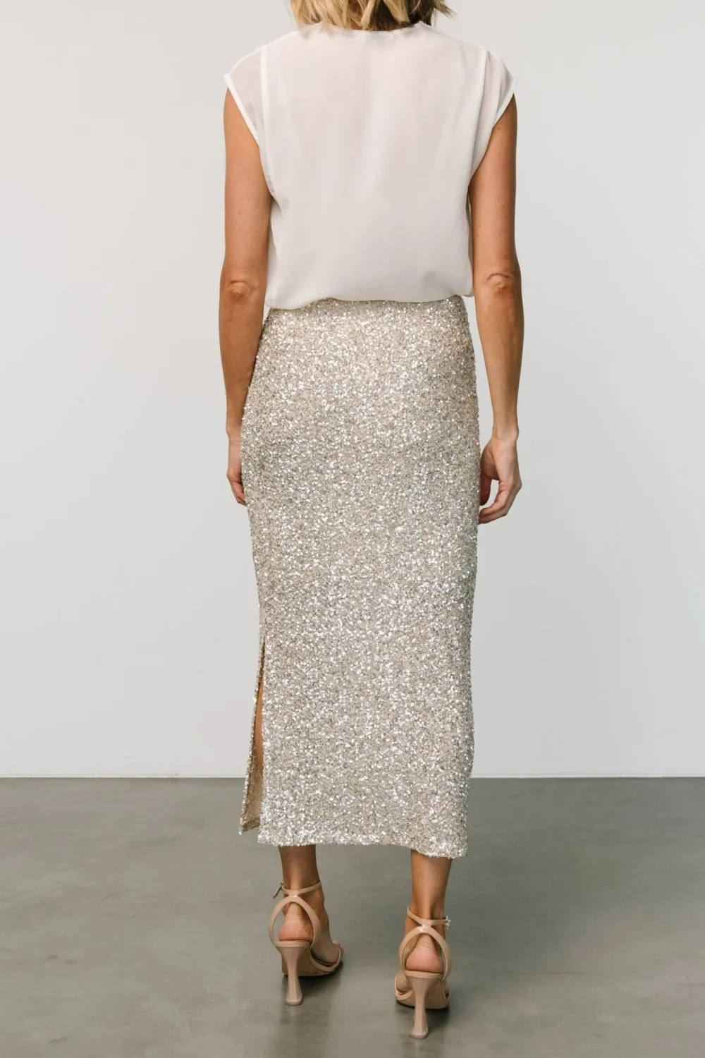 High-End Comfortable Sequin Skirt