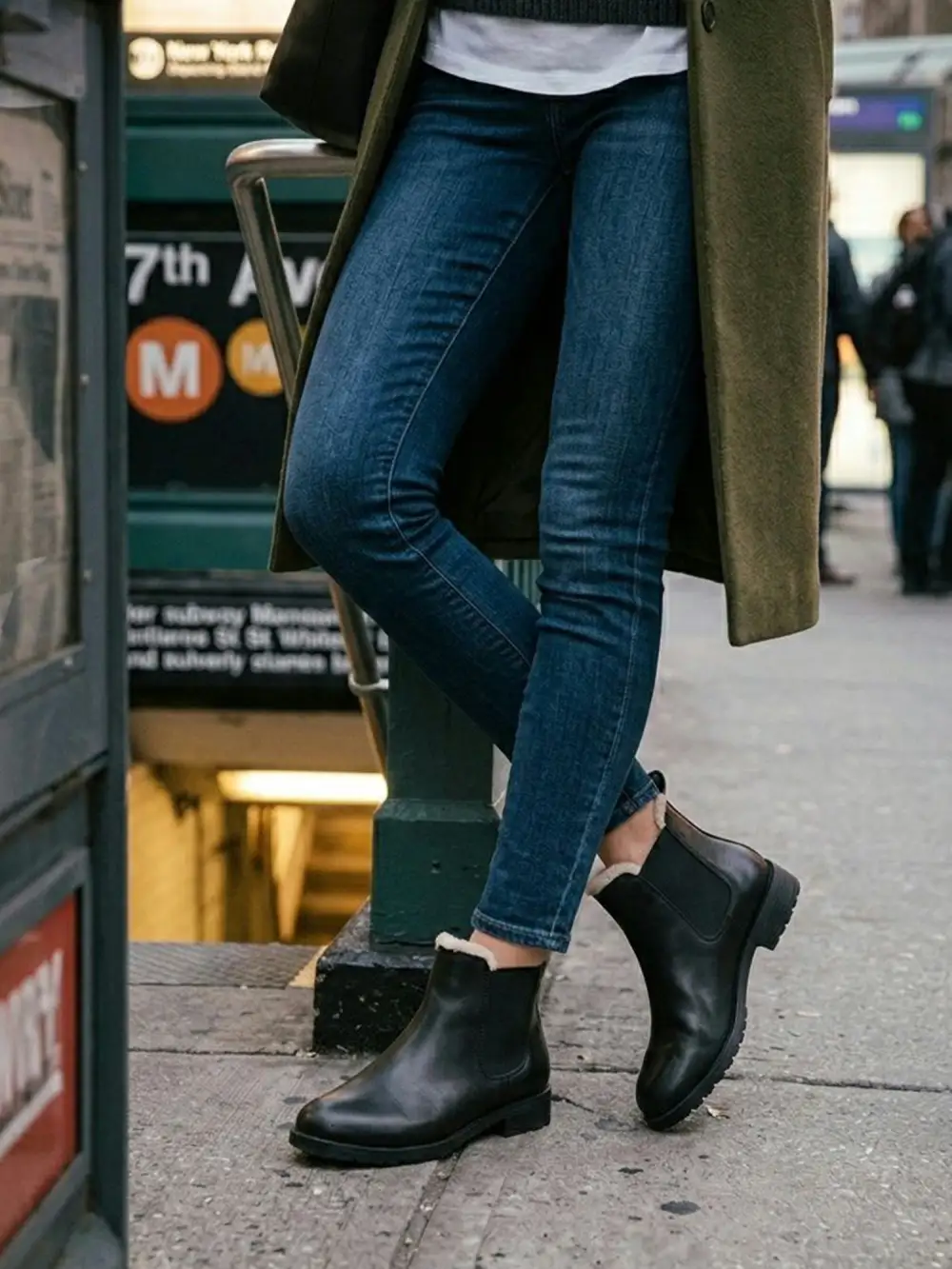 Women's Understated Modern Insulated Vegan Leather Chelsea Boots