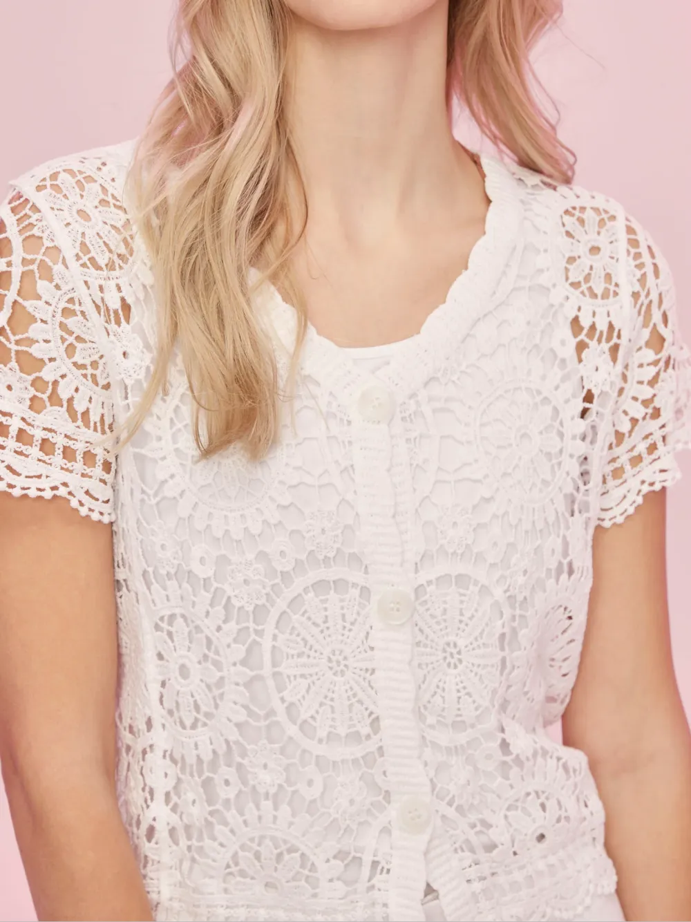 Versatile Girlish Artistic Hollow Top