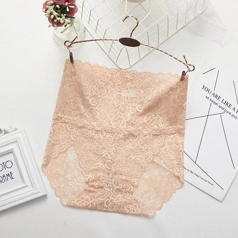 Lace High-Waist Briefs