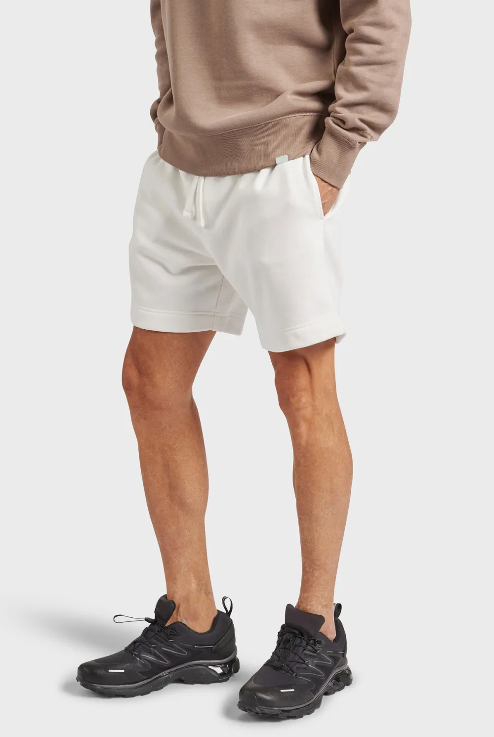 Light Gray French Terry Shorts