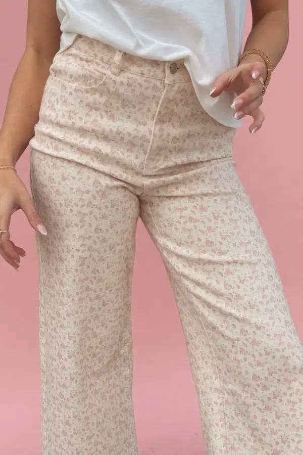 Relaxed Everyday Floral Jeans