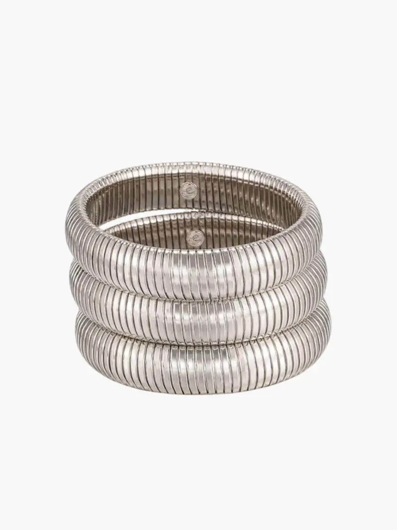 Open Ribbed Bracelet