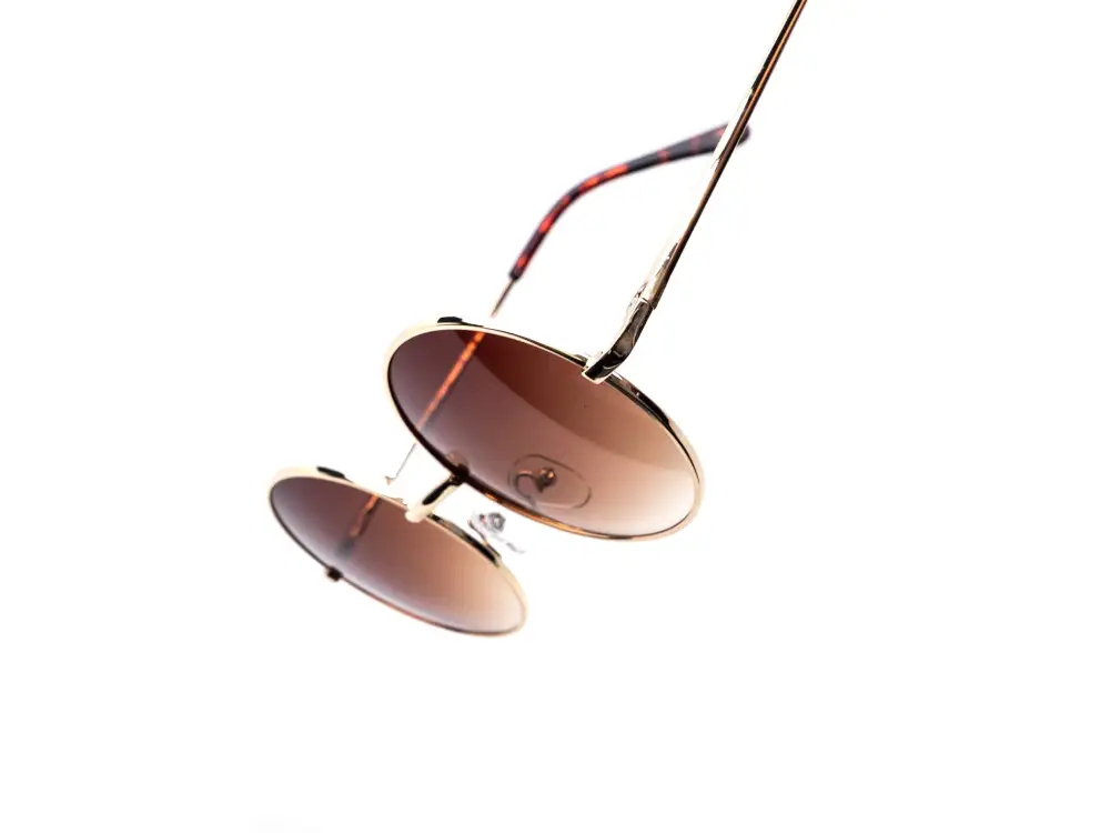 12-Pack Metal Round Gradient Sunglasses