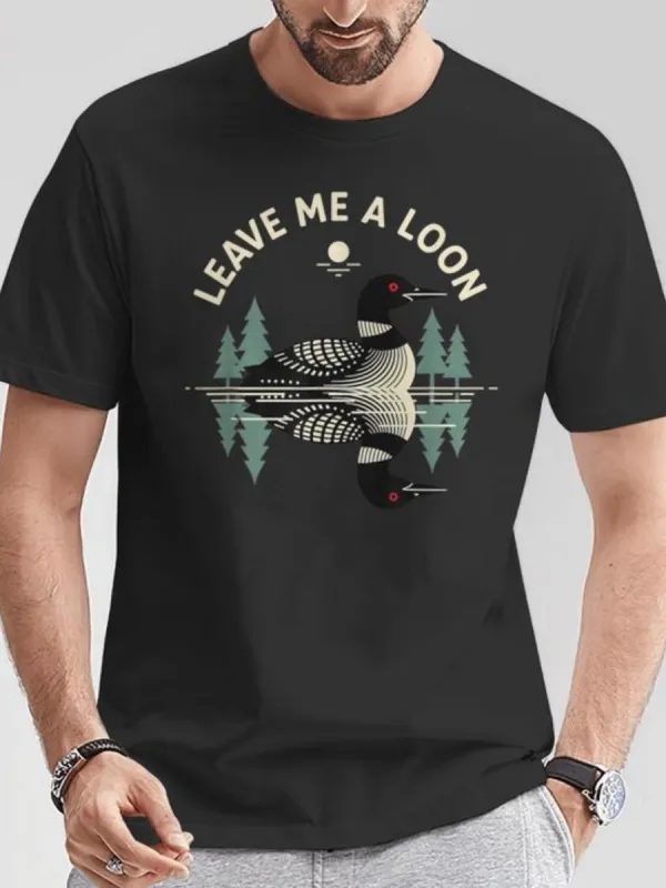 Wild Loon Printed Casual T-Shirt