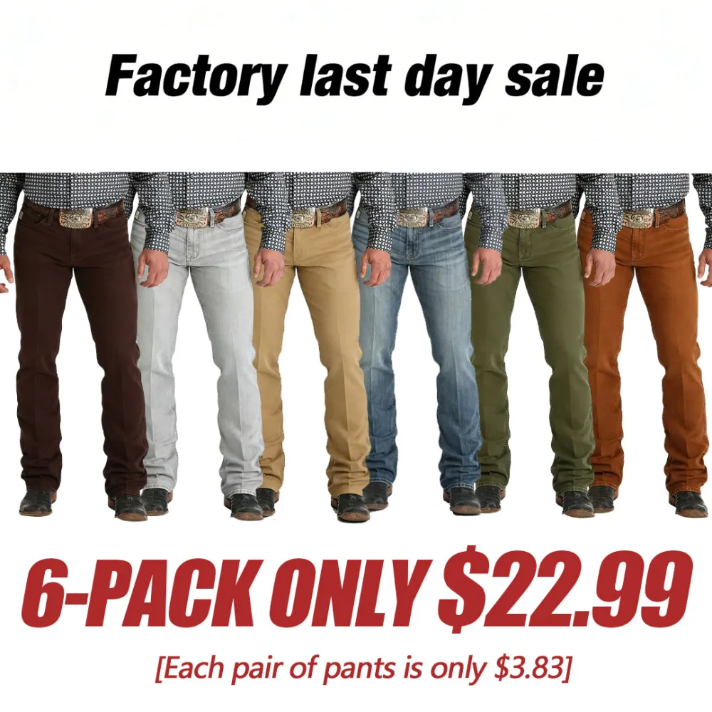 👖 Men's Slim Fit Boot Cut Jeans