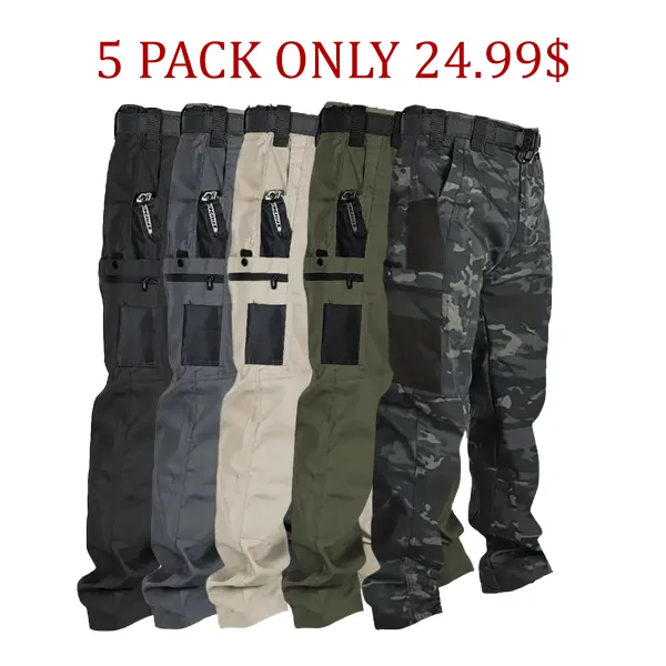 Men’s Waterproof Tactical Work Pants – Durable, Multi-Pocket, Outdoor Training Fit | Autumn/Winter Edition 🔥 40% OFF Today Only!