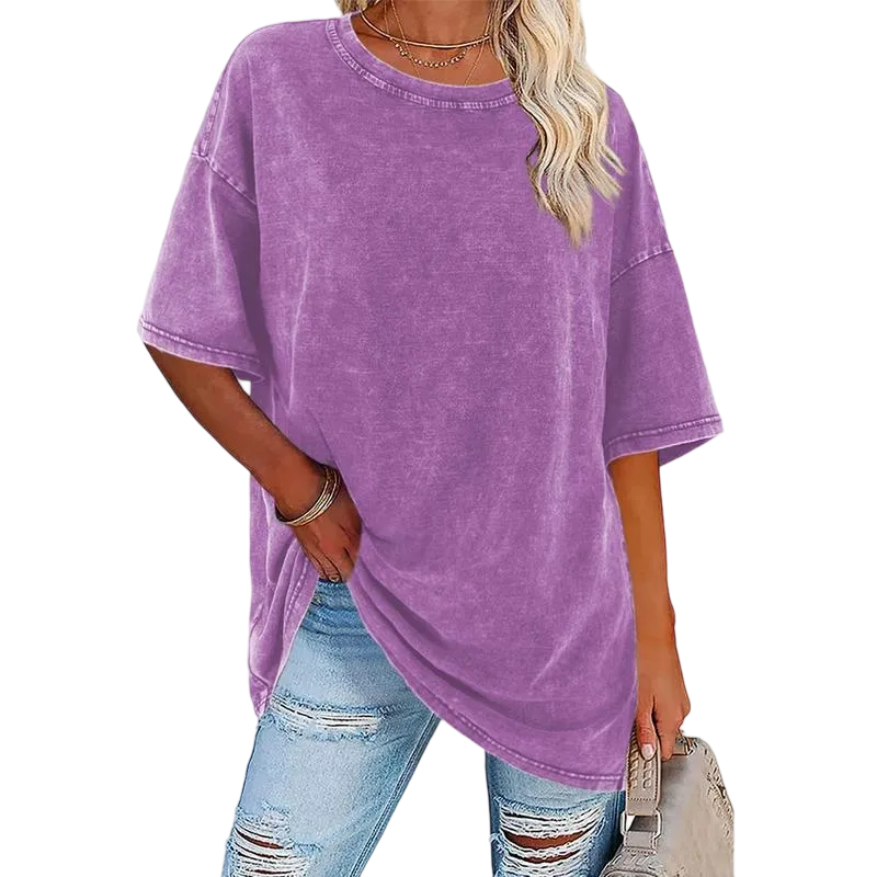 10PACK-Washed Casual T-Shirt