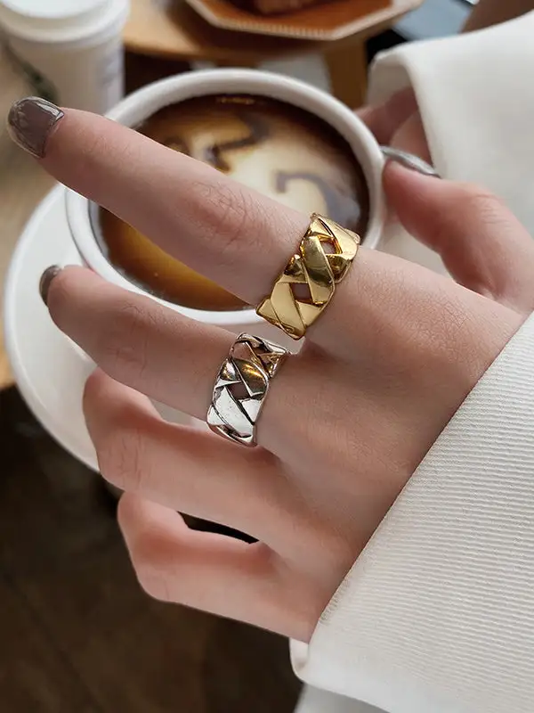 Alloy Modern Ring