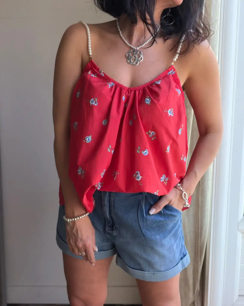 Artisanal Cotton Tank Top
