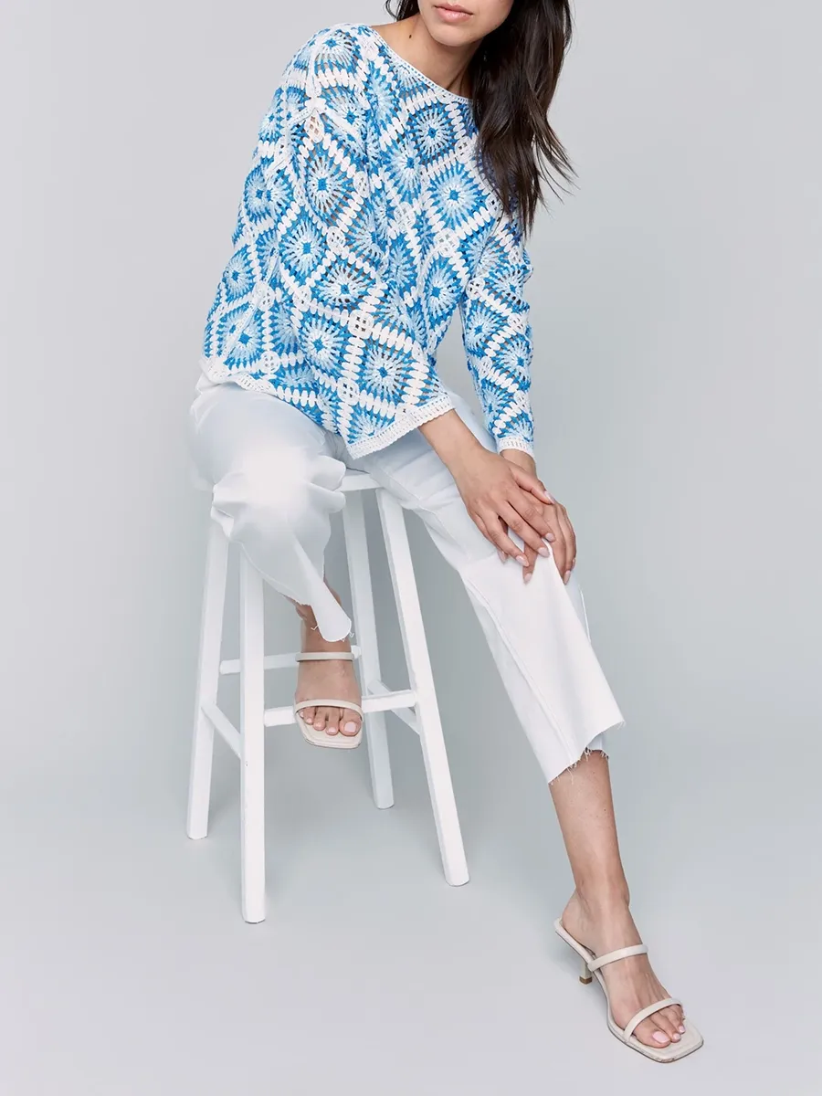 Fashionable And Stylish Art Pattern Women's Top