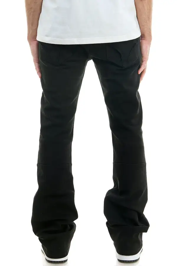 Men's Relaxed Flare Skinny Stacked Pants