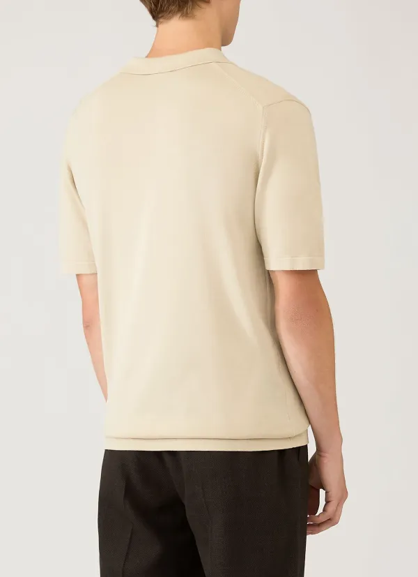 Understated Everyday Regular Fit Sea Island Cotton Knit Short Sleeve Polo Shirt