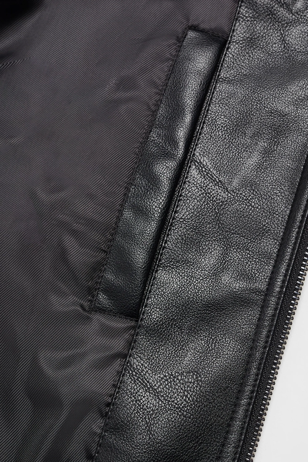 Nappa Leather-Effect Jacket