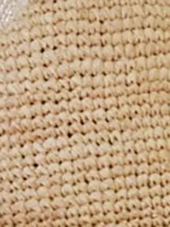 Cowboy-Style Woven Straw Hat