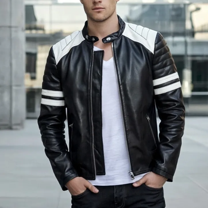 Contemporary Leather Jacket