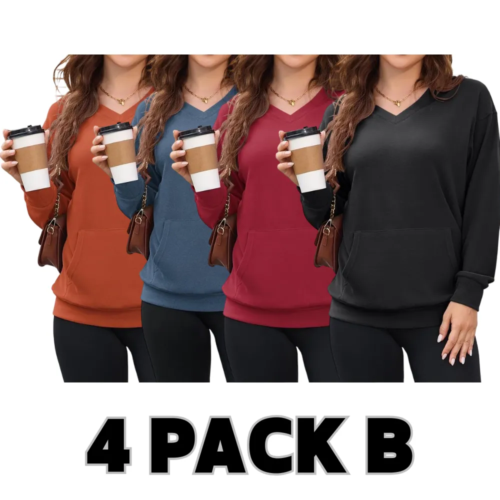 Women's Hoodless V-neck
