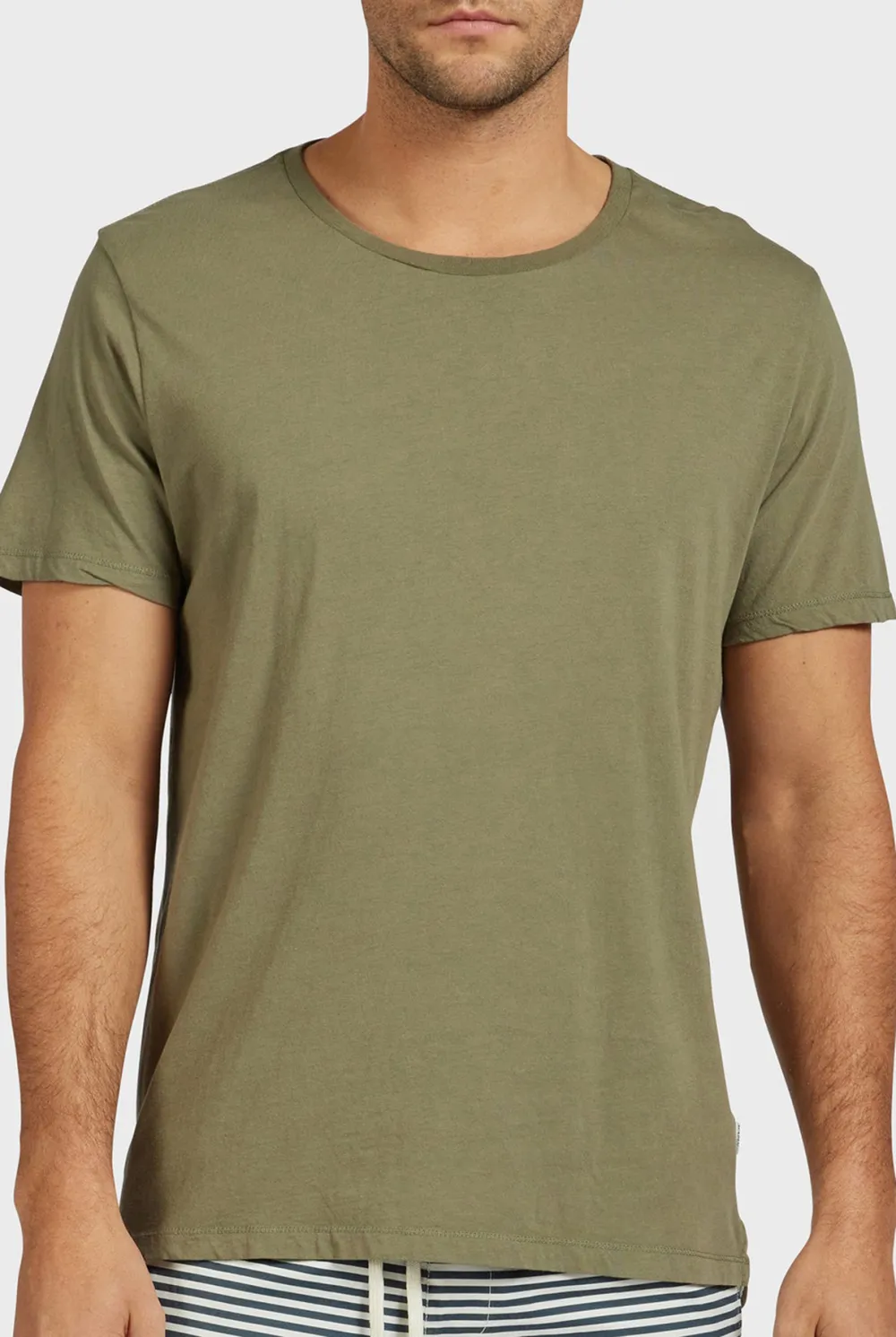 Short Sleeve Crew Neck Basic Tee