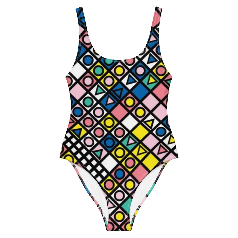 Refined Halter One-Piece Swimsuit