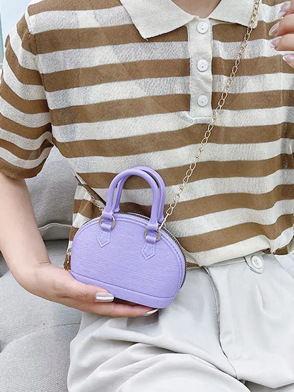 Compact Geometric Crossbody Bag