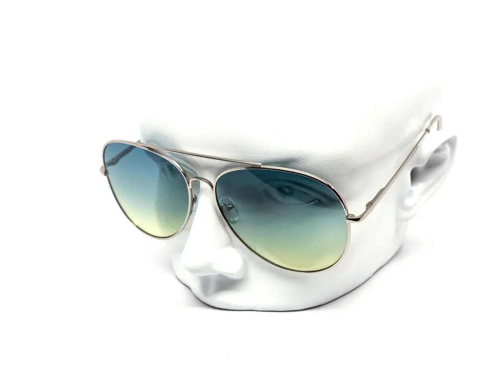 12-Pack Oversized Round Aviator Assorted Sunglasses