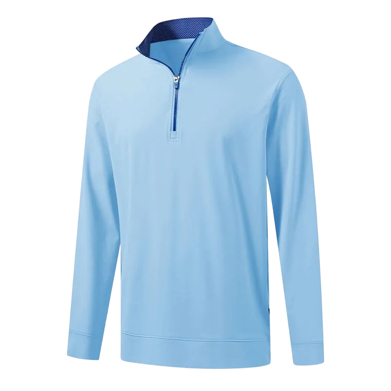 Men's lightweight turtleneck long-sleeved pullover