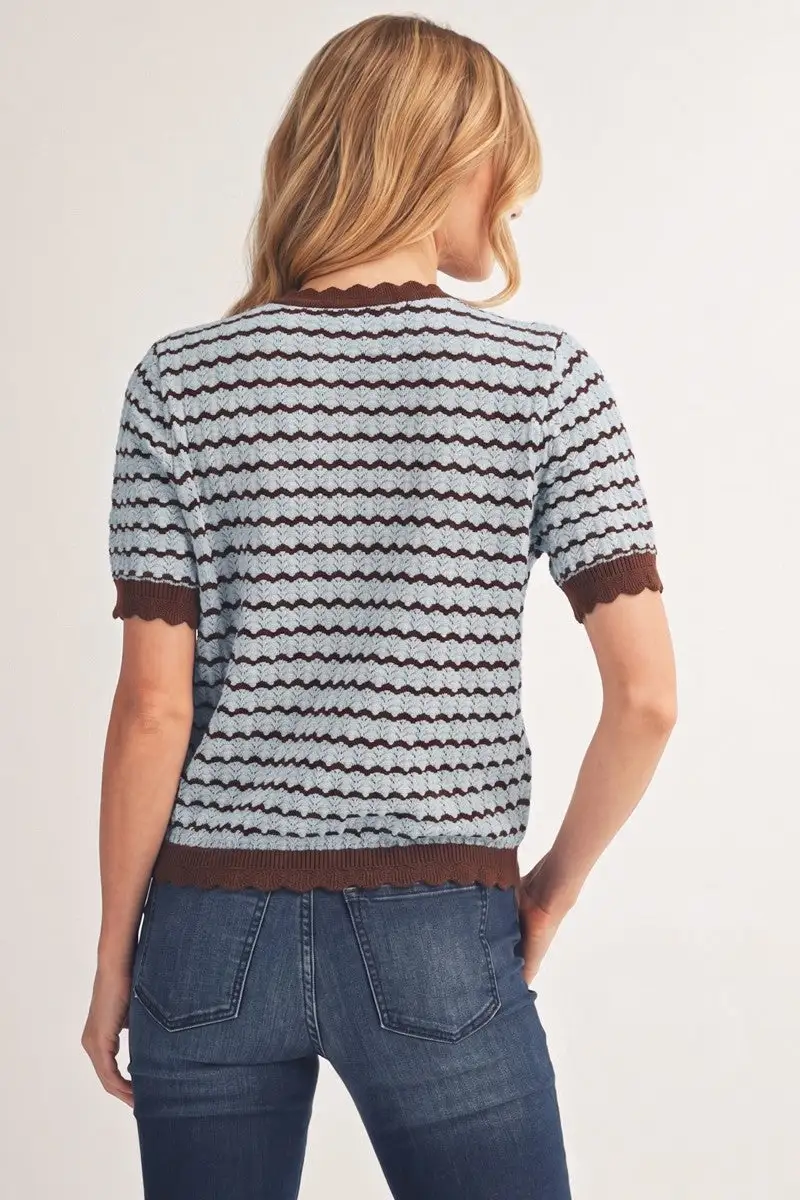 Zig Zag Wave Top