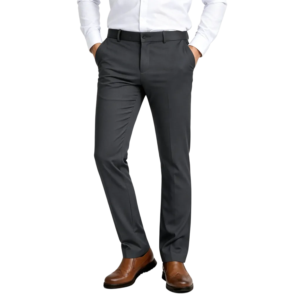 🔥 Men's Flex Stretch Slim Fit Pants | Casual Dress Pants (As low as $1.50 each!)