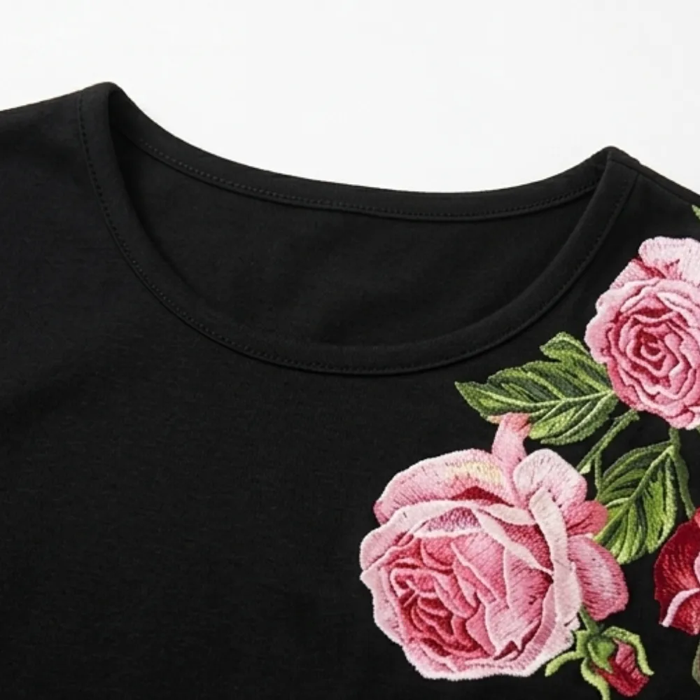 Floral Printed Polished Midi Dress