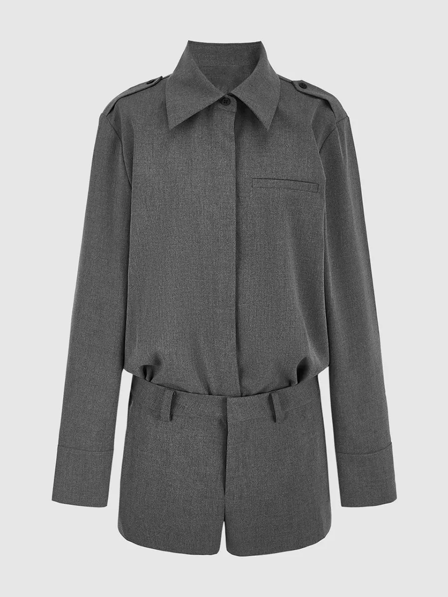 Casual Street Style Cargo Overalls