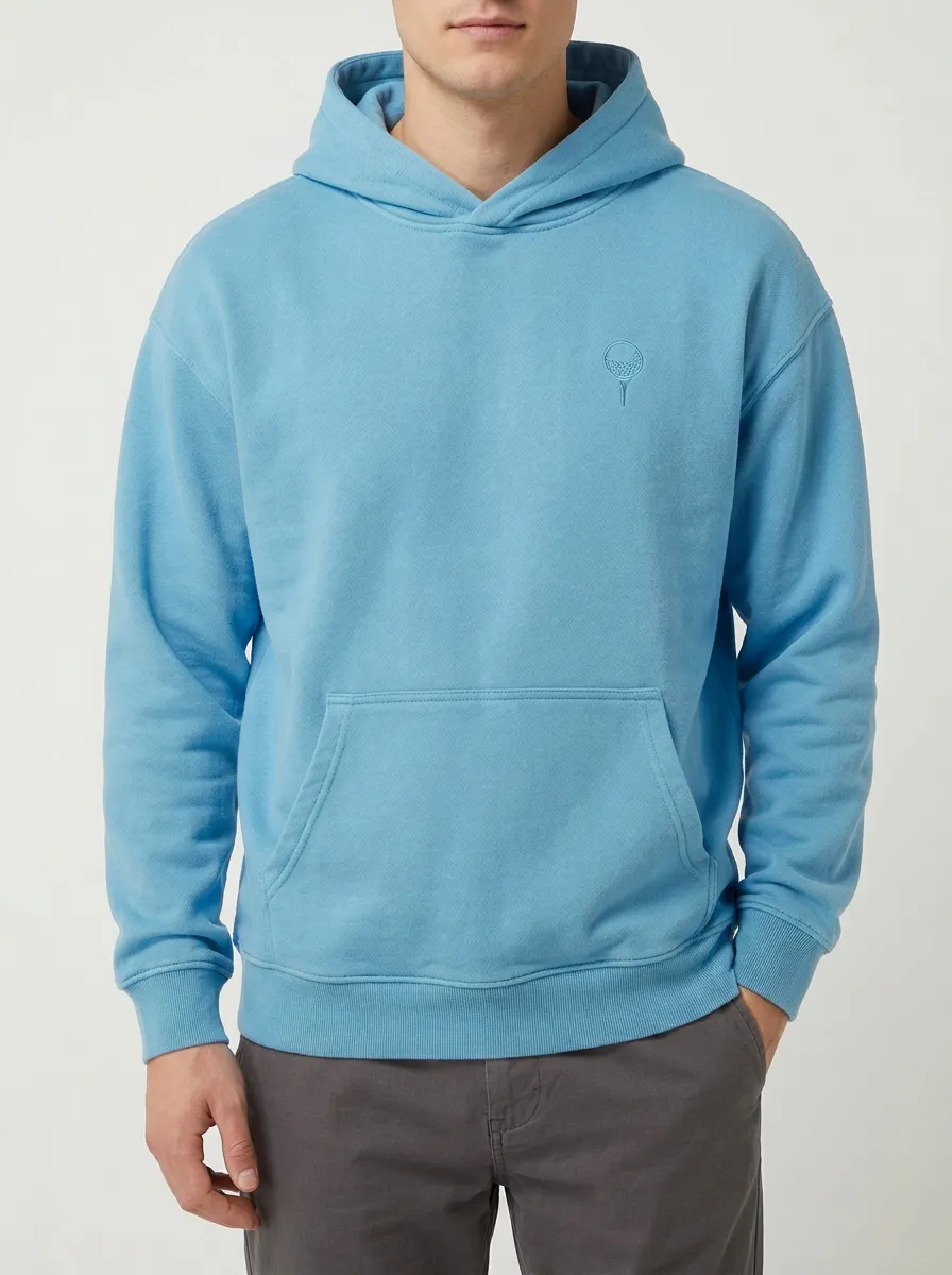 Athletic Golf-Ball Ball-On-Tee Golf Casual Hoodie