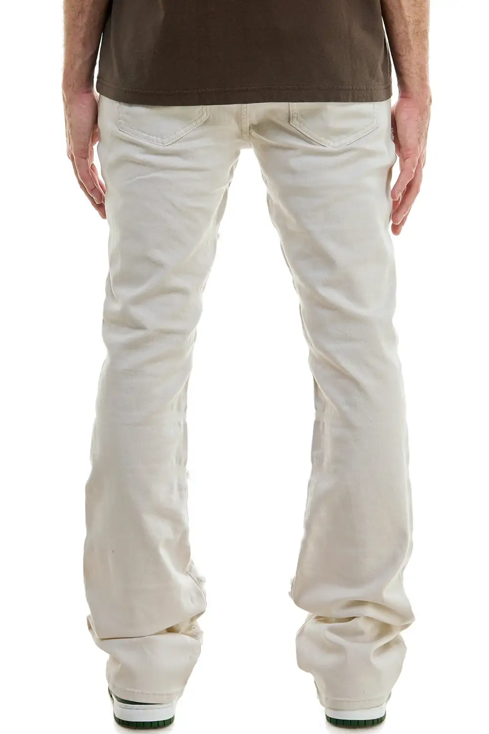 Men's Clean Flare Skinny Stacked Pants