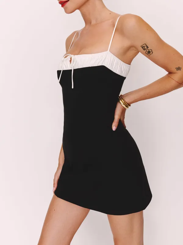 Spaghetti Strap Knit Mini Dress