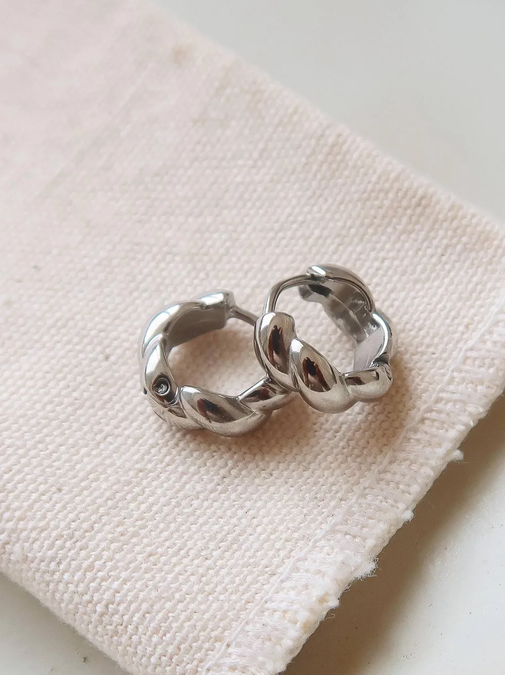 Twisted Classic Hoop Earrings