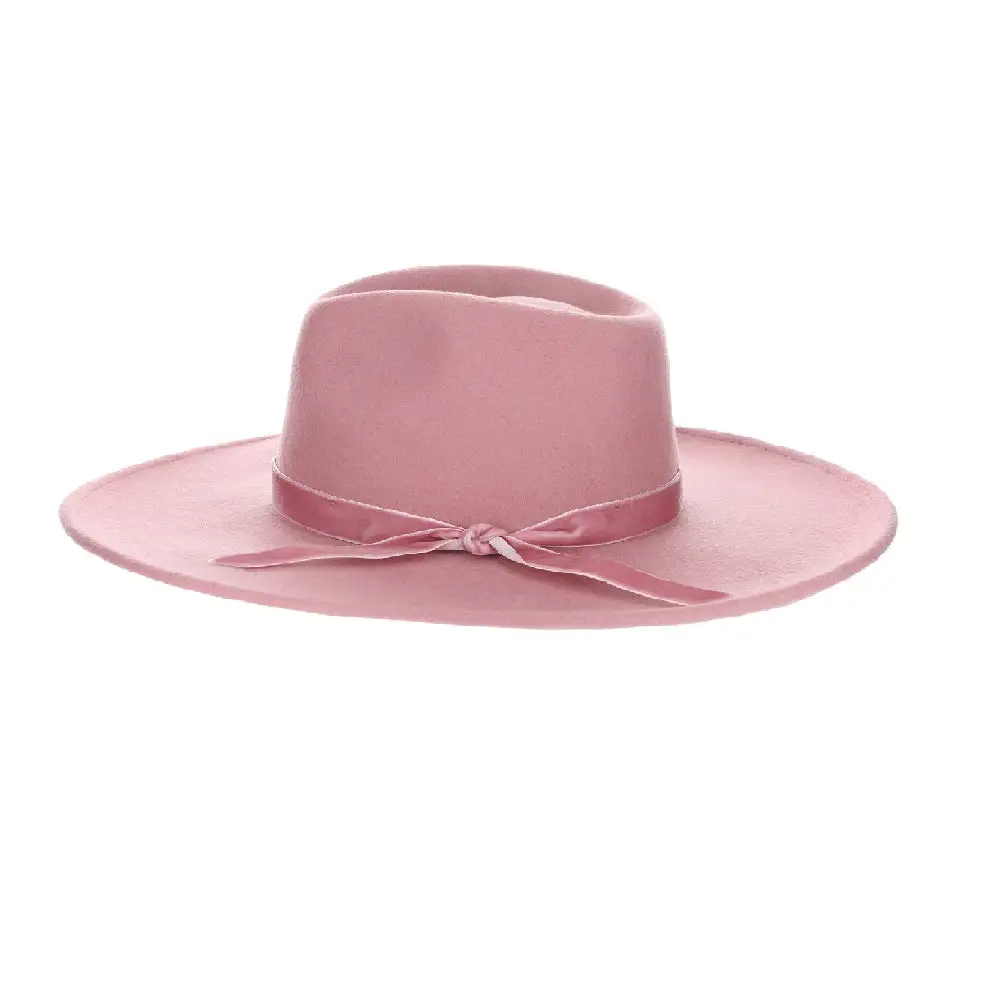 Women’s Packable Wool Felt Fedora Hat