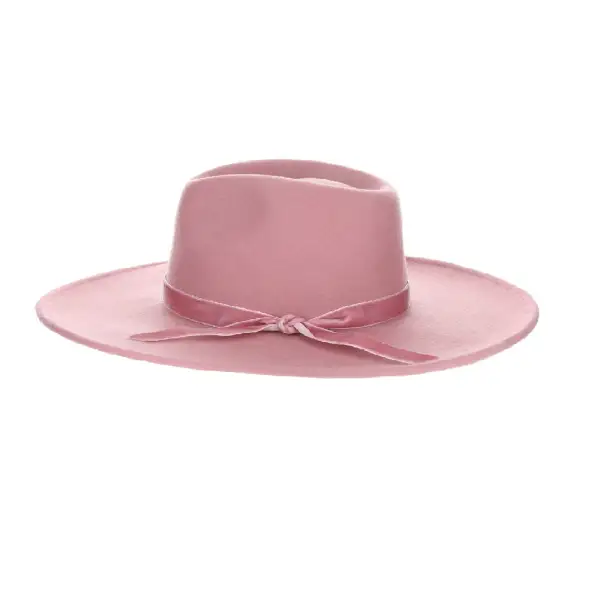 Women’s Packable Wool Felt Fedora Hat