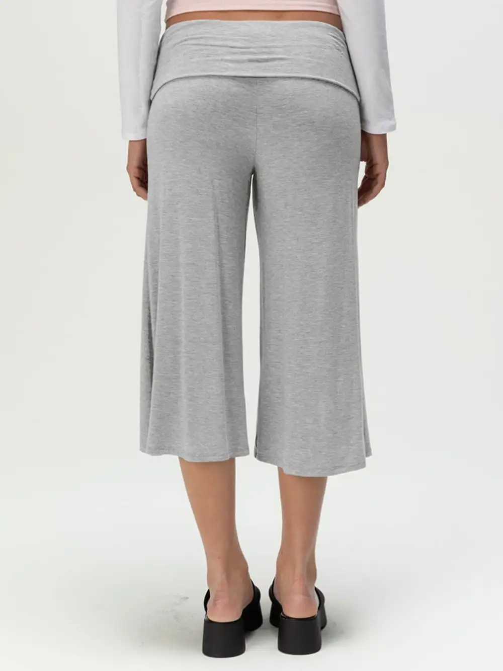 Wide Leg Capris Apparel