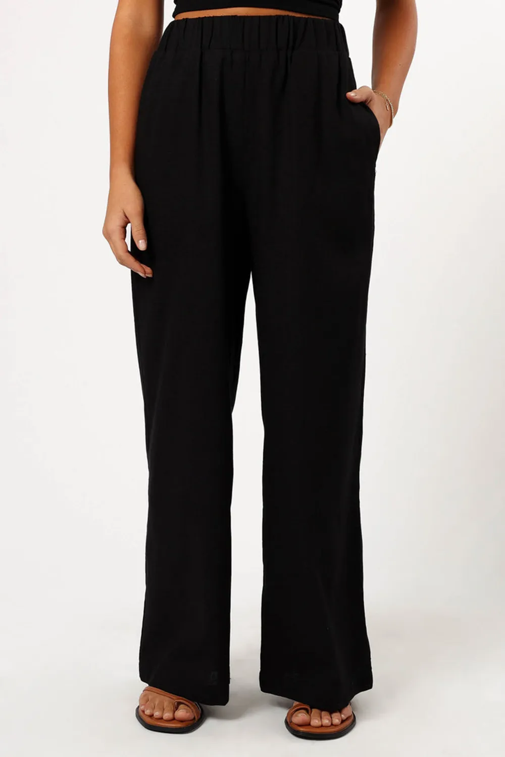 COTTON AND LINEN DAILY PANT