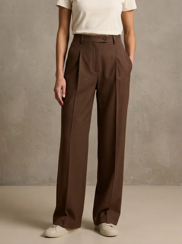 Soft Wide-Leg Printed Women's Wide-Leg Pants