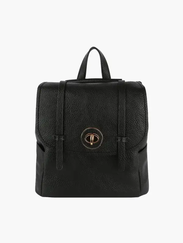 Textured Convertible Backpack Purse